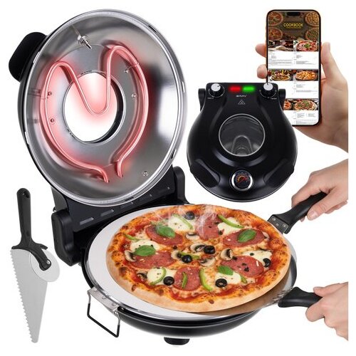 Ruhhy mini pizza pećnica 420&deg;C s keramičkim kamenom &ndash; električna pizza peć, 1200W, set s priborom Cijene
