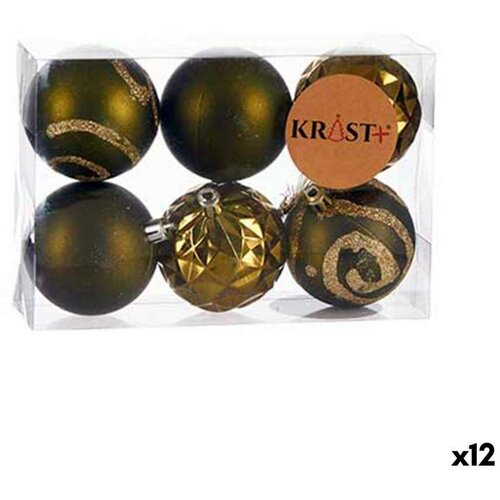 Set božićnih kuglica Zelena Plastika Ø 6 cm (12 kom.) Cijene