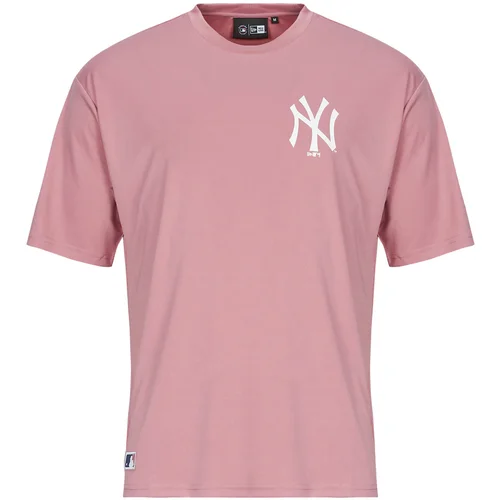 New Era Majice s kratkimi rokavi LEAGUE ESSENTIALS TEE NEW YORK YANKEES Rožnata