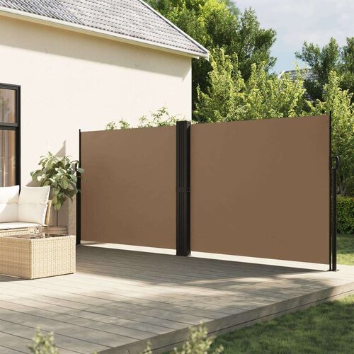  Zložljiva stranska tenda taupe 180x1200 cm Cene
