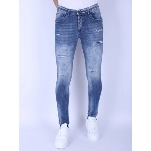 Local Fanatic Kavbojke slim 146971638 Modra Cene