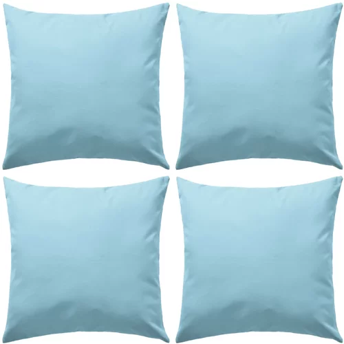 vidaXL Vrtni jastuci 4 kom 45 x 45 cm svjetlo plavi
