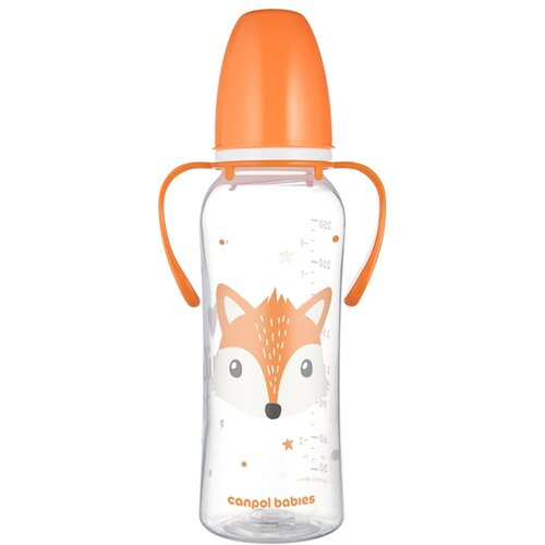 Canpol BABIES FLASICA CUTE ANIMALS SA RUCKAMA 250ml (11/845) - ORANGE Cene