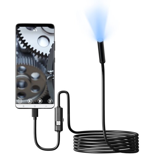 INF vodotesen endoskop tipa c IP67 za napravo android windows black 3,5 m, (21248004) Cene