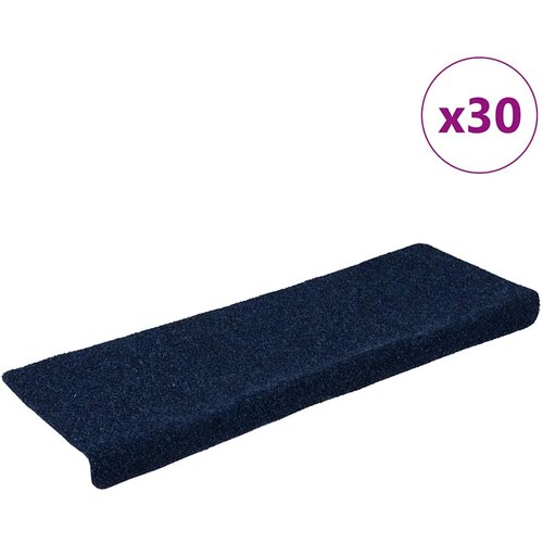 vidaXL Samolepilne preproge za stopnice 30 kosov mornariška 65x21x4 cm Cene