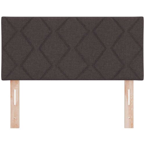  LED glava kreveta Smeđa 90 cm tkanina Slike