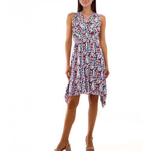 Gemre Red floral dress Savoia Slike