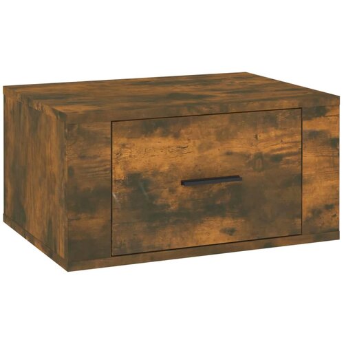 Zidni noćni ormarići 2 kom dimljenog hrasta 50x36x25 cm Slike