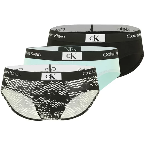 Calvin Klein Underwear Spodnje hlačke meta / črna / bela