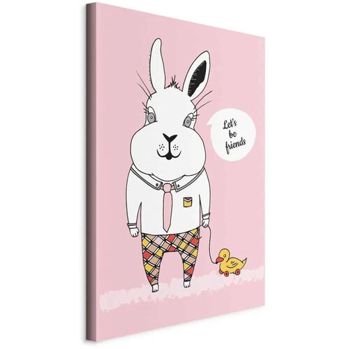  Slika - Rabbit\'s Friend (1 Part) Vertical 40x60 Na talijanskom platnu Cijene