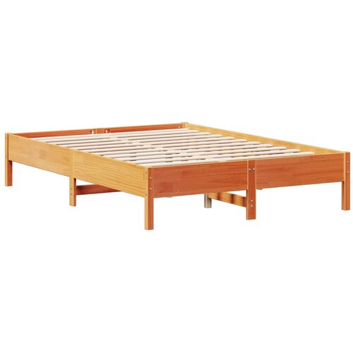  s regalom za knjige bez madraca 135 x 190 cm od borovine Slike