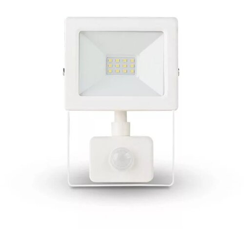 Asalite led bela slim reflektor 10W 4500K (900 lumnov) + senzor Slike