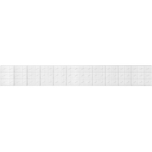  Gabion s žicom debljine 5 mm i mrežom 10x10 cm 1150x10x150 cm Slike