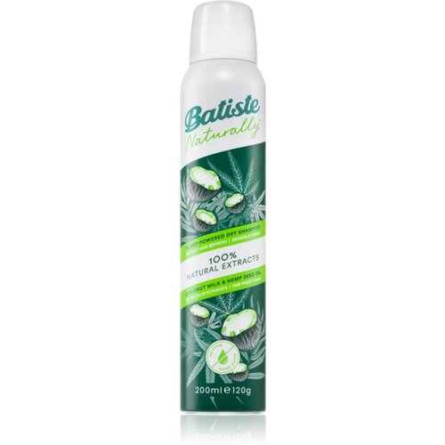 Batiste Naturally Coconut & Hemp suhi šampon za upijanje prekomjernog lučenja sebuma i osvježenje kose 200 ml Cijene