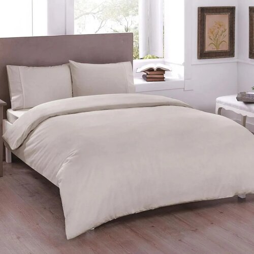 Tac Set posteljine Basic, 200x220cm, Krem Cene