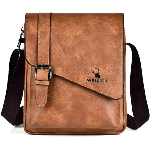  Mu&scaron;ka Crossbody Torba WEIXIER KO-35698 - Smeđa KP35698 Cene
