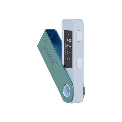 Ledger Nano S Plus denarnica za Bitcoin in druge kriptovalute, Pastel Green, (20664604)