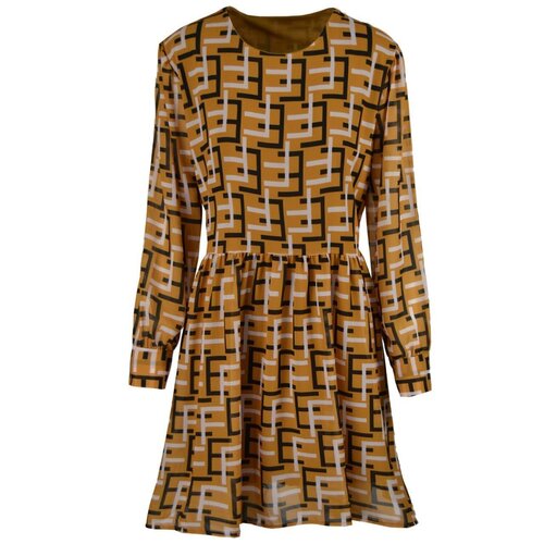 Pri Subtle dress with a geometric pattern Slike