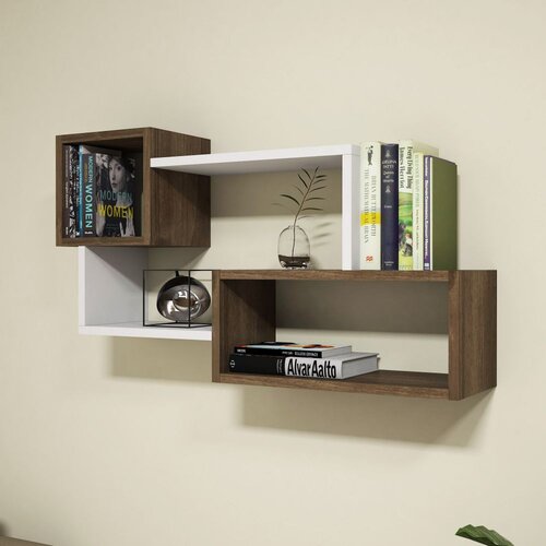 Woody Fashion Zidna polica, Bijela boja
Orah, Afro - White, Walnut Cijene