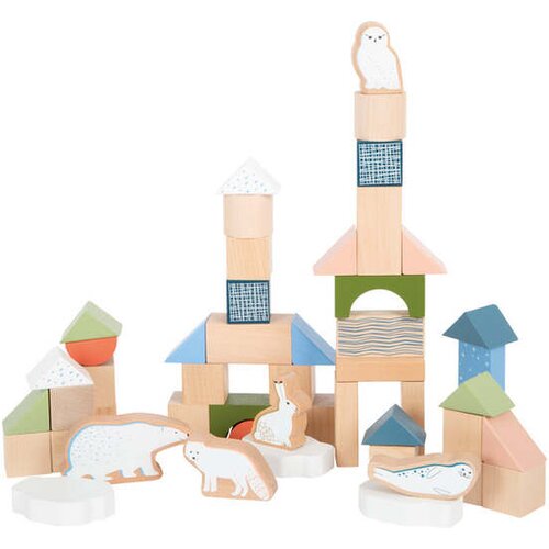 Legler Wooden Building Blocks Dino kocke iz lesa 12 m+ 20 kos Cene