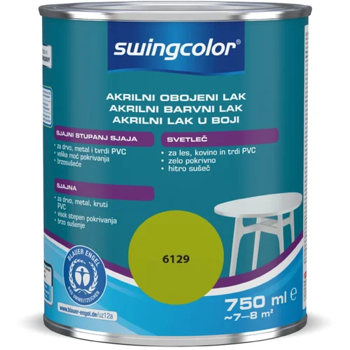 SWINGCOLOR Lak u boji (Jabuka zelene boje, 750 ml, Sjaj)