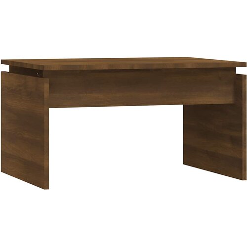  Stolić za kavu boja smeđeg hrasta 68x50x38 cm konstruirano drvo Slike