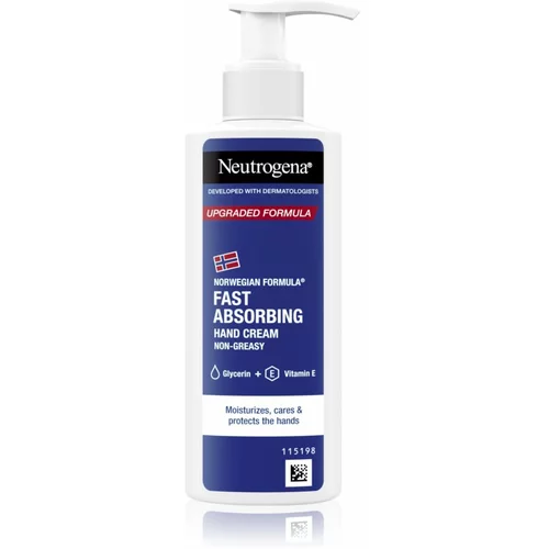Neutrogena norwegian Formula® fast absorbing hand cream hitro vpijajoča krema za roke 150 ml za ženske