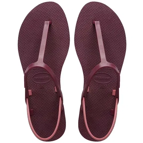 Havaianas Sandale YOU PARATY RJ za žene, boja: ljubičasta, ravni potplat, 4148985.5143