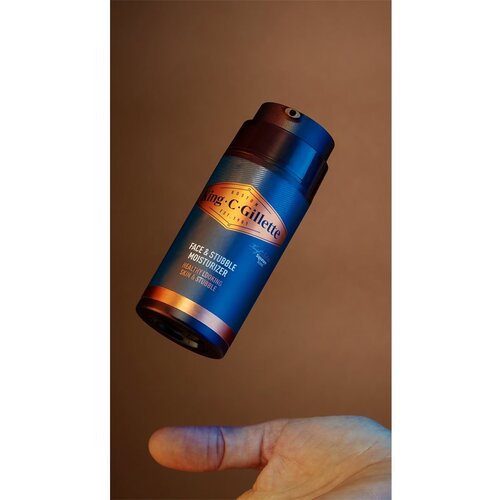 Gillette King C. Face &amp;amp; Stubble Moisturizer hidratantna krema za lice i bradu za mu&amp;scaron;karce 100 ml Slike
