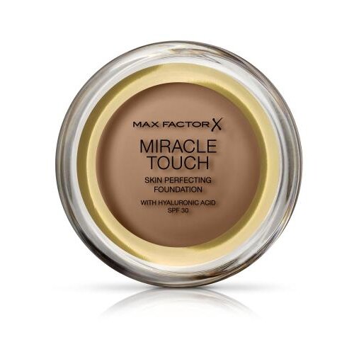Max Factor Miracle Touch Skin Perfecting SPF30 puder visokog prekrivanja 11.5 g Nijansa 098 toasted almond Slike