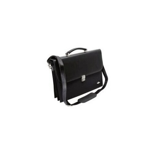 Wedo Ladies Flap-Over Briefcase Ladies case Black Slike