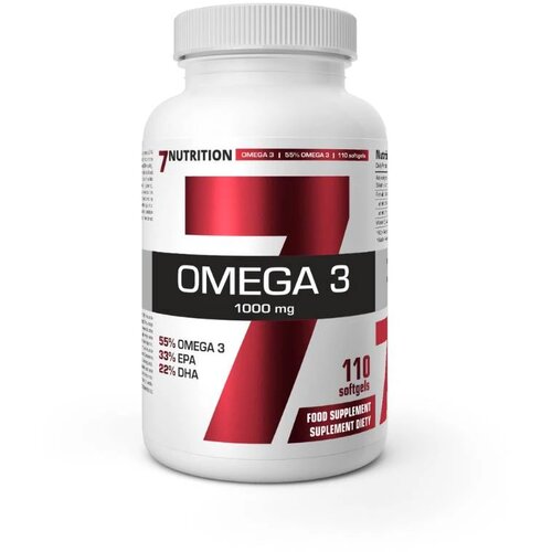7NUTRITION Omega 3, 1000 mg, 110 kapsula Cene