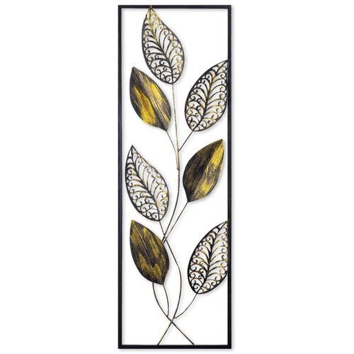 Wallity Zidna dekoracija Metal Art Leaf Cene