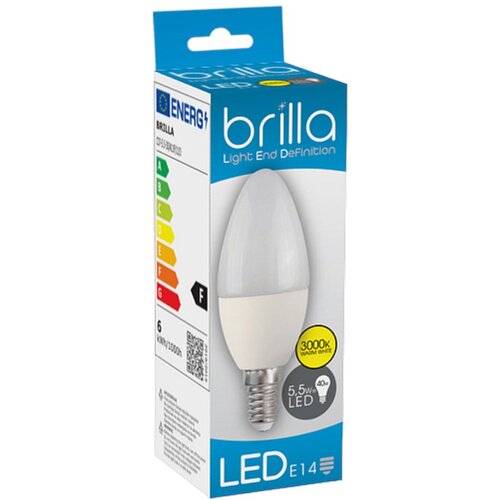 BRILLA led žarulja E14 5,5 w 470 lm 3000 k C37 Cijene