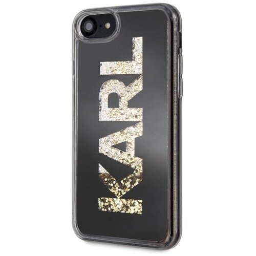 Karl Lagerfeld Originalen ovitek KLHCI8KAGBK za iPhone 7 / 8 / SE 2020 črn - Karls Sign Slike
