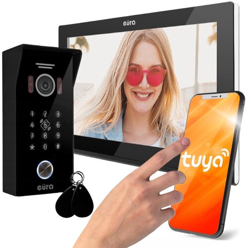 EURA WIDEODOMOFON VDP-99C5 czarny, WiFi, RFID, TUYA Cijene