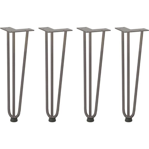 VidaXL Noge za ukosnice za stolić za kavu 4 kom 42 cm puni čelik Slike