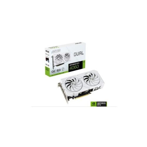 Asus VGA DUAL-RTX4060-O8G-EVOWhite, nVidia GeForce RTX 40608GB GDDR6 128bit;HDMI,3xDP Cijene