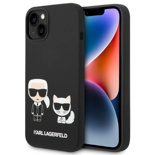 Karl Lagerfeld ETUI LIQUID SILICONE KARL&CHOUPETTE MAGSAFE NA IPHONE 14 PLUS - CZARNE, (21898412) Cene
