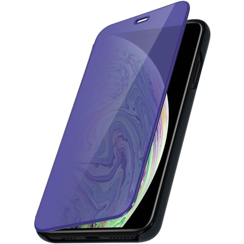 AVIZAR Izjemno tanek preklopni etui s funkcijo stojala, ucinek ogledala - polnocno modra str. Apple iPhone XS Max, (20720350) Cene
