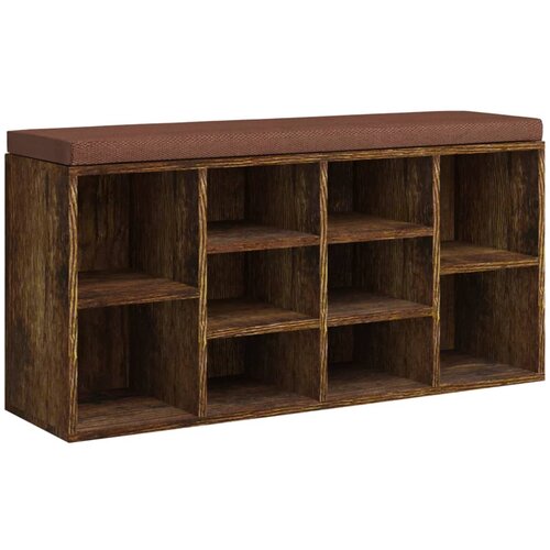 Maison Chic Klop za čevlje - Sedež za čevlje dimljen hrast 103x30x48 cm inženirski les, (21777176) Cene