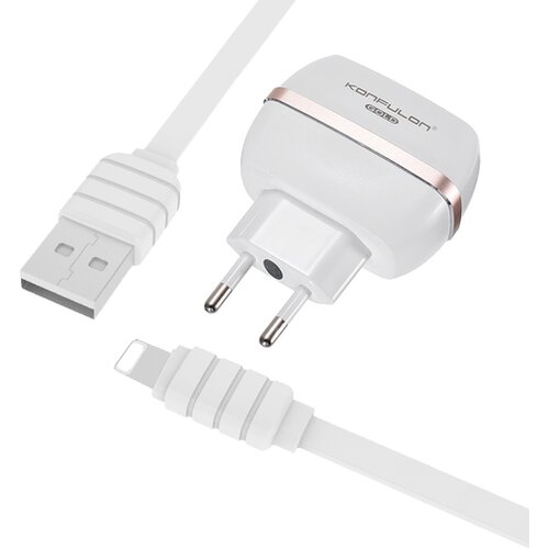 Konfulon kućni punjač 2xUSB 5V 2.4A sa iPhone lightning kablom C23+S32A Cene