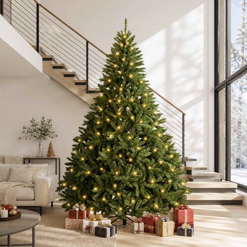  Umjetno božićno drvce s nogom 270 cm 600 LED lampica Cene