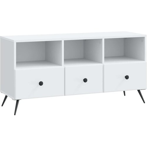 vidaXL TV ormar s ladicama Bijela 102 x 34 5 x 50 cm Konstruirano drvo - Bijela Cene