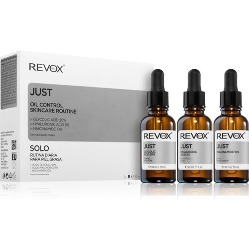 REVOX B77 JUST Oil Control Skincare Routine set za mastno kožo Cene