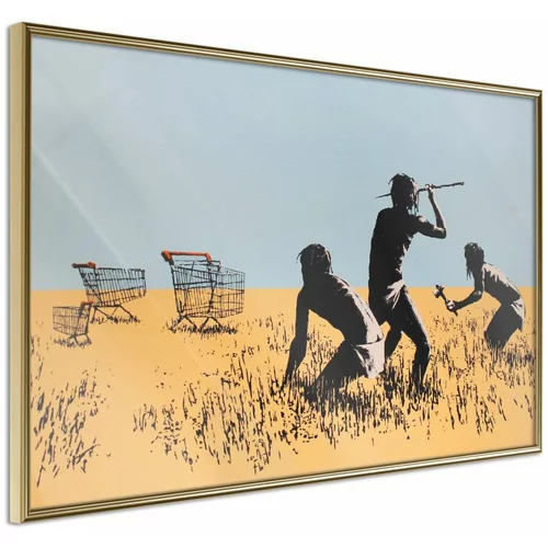  Poster - Banksy: Trolley Hunters 30x20