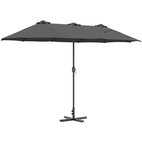  Vrtni suncobran Antracit 370 x 197 x 239 cm Slike