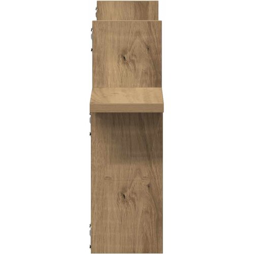  Zidne police 2 kom boja artisian hrast 38x12x38 cm drvene Slike