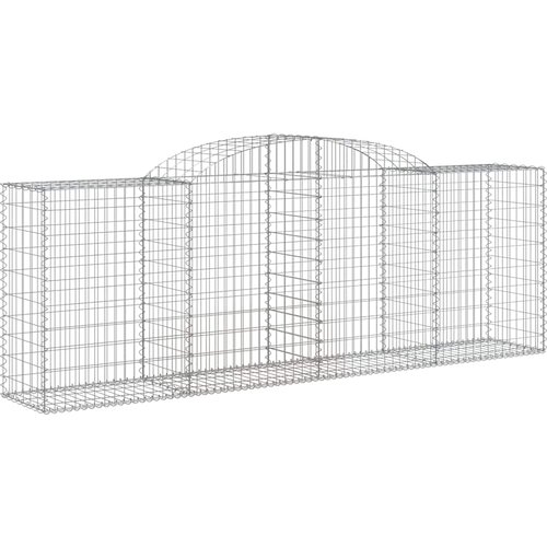  Lučne gabionske ko&amp;scaron;are 10kom 300x50x100/120cm pocinčano željezo Slike
