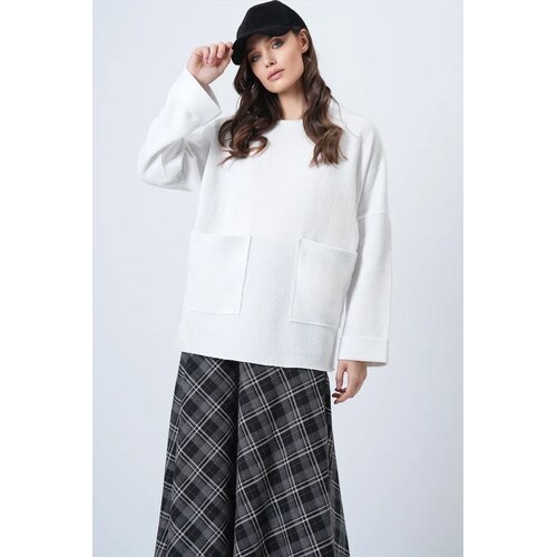 Trend Alacati Stili Ženska bluza Alc-X14725, Krem Cene
